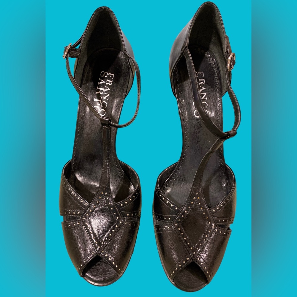 Leather Franco Sarto Size 9 1/2 M Heels